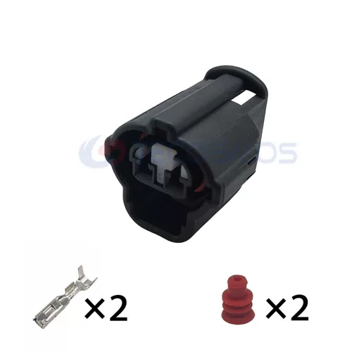 Waterproof Wire Harness Sprinkler Motor Plug for Car 2-Pin Female 7283-7929 - image 2